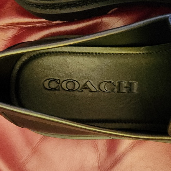 Coach Black Leather Cooper Men's Loafer Size 10 NWT - Picture 2 of 7